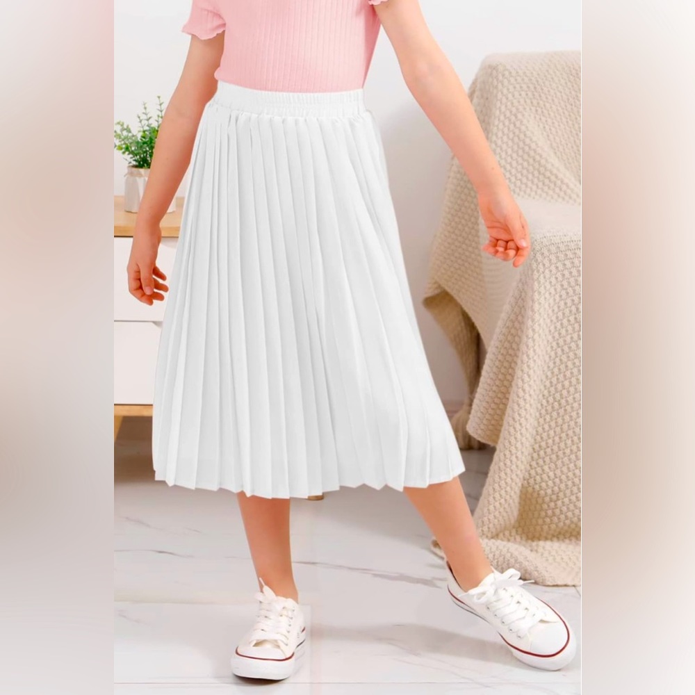 Girls’ Chiffon Pleated Skirt